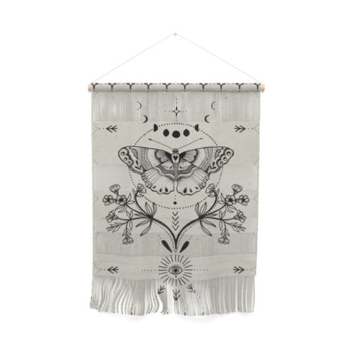 Magical Moth Wall Hanging by mermaidandunicorn